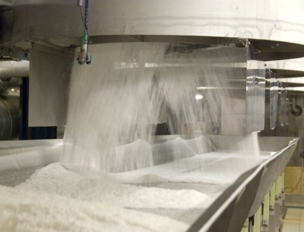 Bandas para transportar azúcar refinado en la industria azucarera 2